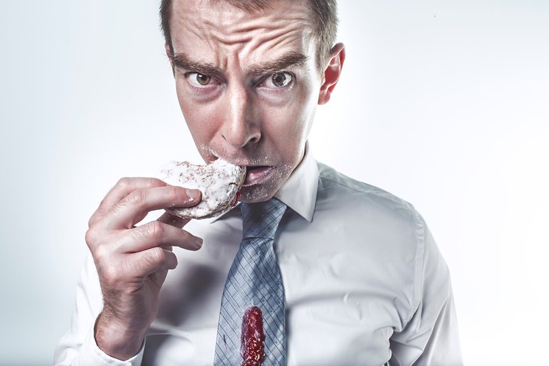 weird eating guy / pexels