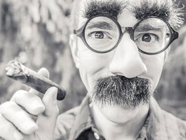 weird man / pexels