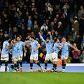 Man City moved up to third on the Premier League table with a late win over Aston Villa