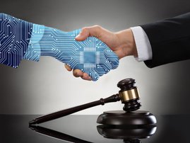 AI use in court stock image