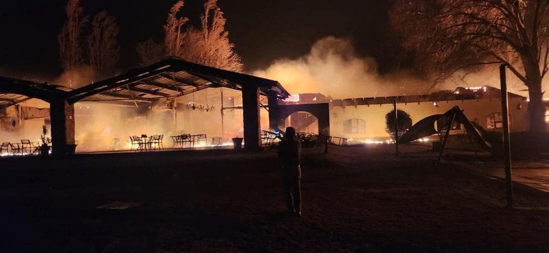 Bushmans Nek fire