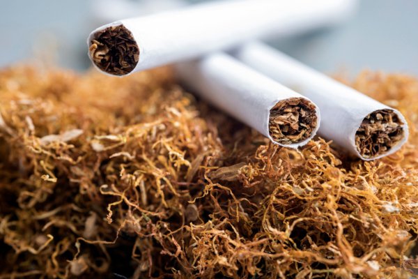 Cigarettes and tobacco stack