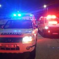 police van car and ambulance