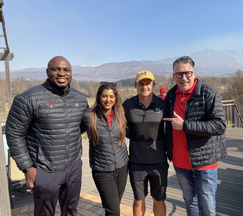 The Breakfast team had the wonderful opportunity to meet former Springbok and Sharks player Pat Lambie.