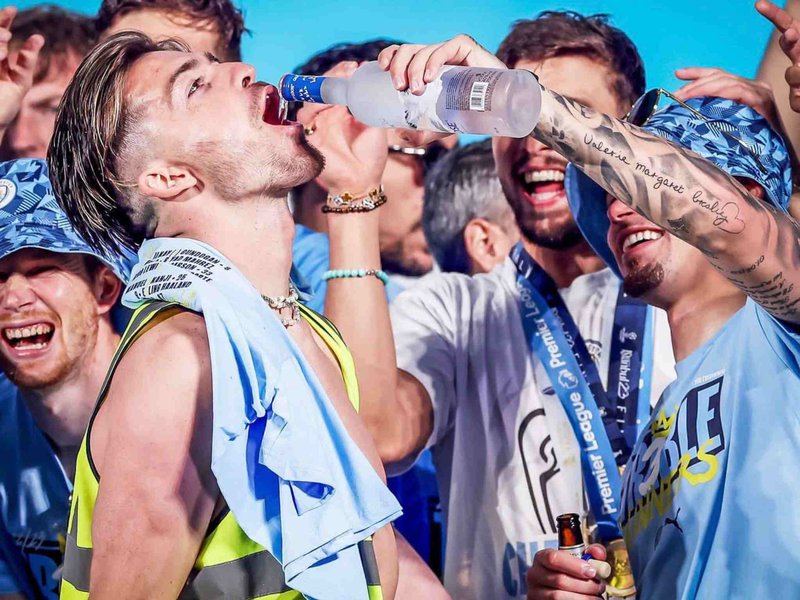 Jack Grealish celebrations