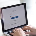 Man using a laptop