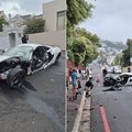 McLaren car crash in Sea Point