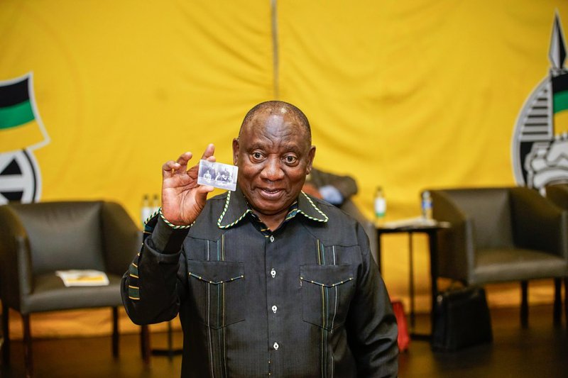 President Ramaphosa introduces ANC new membership card