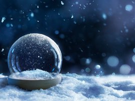 Snow Globe stock