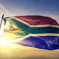 South African Flag in the wind