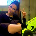 Stacey Norman with green shoes