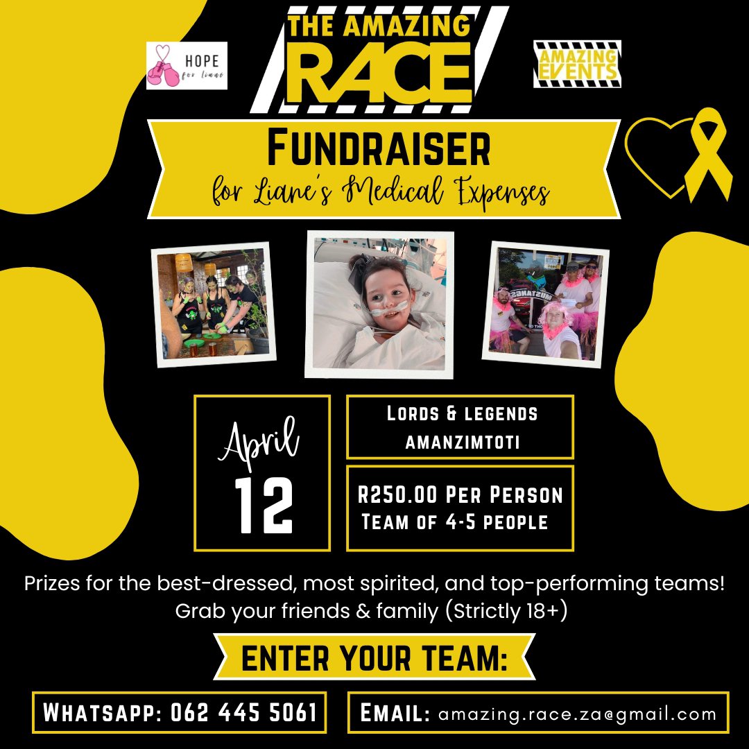 The Amazing Race Fundraiser for Liane