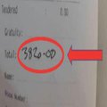 A picture of the tip amount