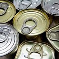 Tins of different sizes