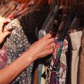 Vintage market stock image