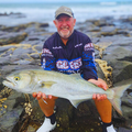 Steve Pretorius with an impressive 85cm Shad caught at Tugela mouth