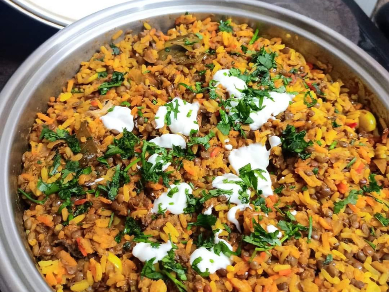 A pot of breyani