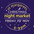 An event poster for Christmas market in Durban