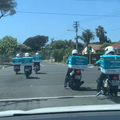 Checkers Sixty60 drivers taking off from a traffic light in Johannesburg