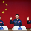Astronauts for China’s Shenzhou-20 space mission a day before the launch of the mission