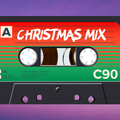 A retro-themed Christmas mix cassette