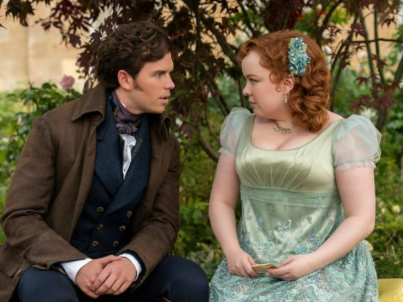 Colin and Penelope from Bridgerton