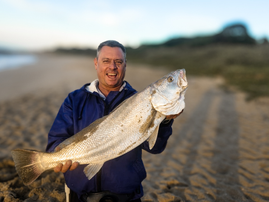Greg Wheatley with his personal best, a kob of 6.1 kilos caught at Southbroom