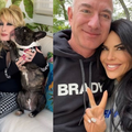 Dolly Parton,  Jeff Bezos and  Lauren Sanchez