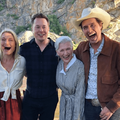 Maye Musk and her children Elon, Kimbal and Tosca