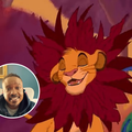 Jason Weaver and Simba from The Lion King