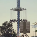People stuck on a ride at the Rand Easter Show