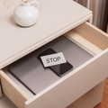 Phone in desk drawer