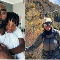 Riky Rick and his son, mother Louisa Zondo