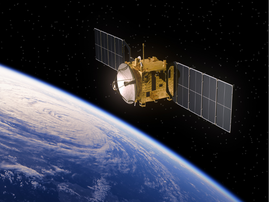 Satellite in space