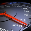 Speeding car