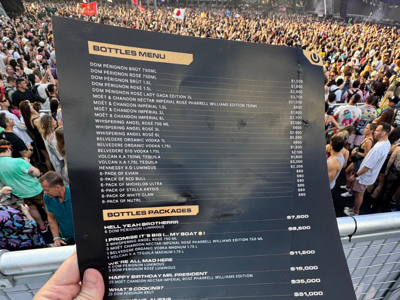 Ultra Miami drinks