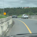 Vehicles try to reverse from an off ramp onto the N2 highway