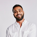 Vic Naidoo posing for a portrait
