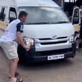WATCH: White men dance next to taxi playing Amapiano